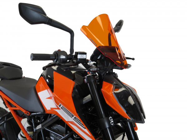 Windschild Scheinwerfer KTM 125 Duke / 390 Duke 2017+, 320mm hoch