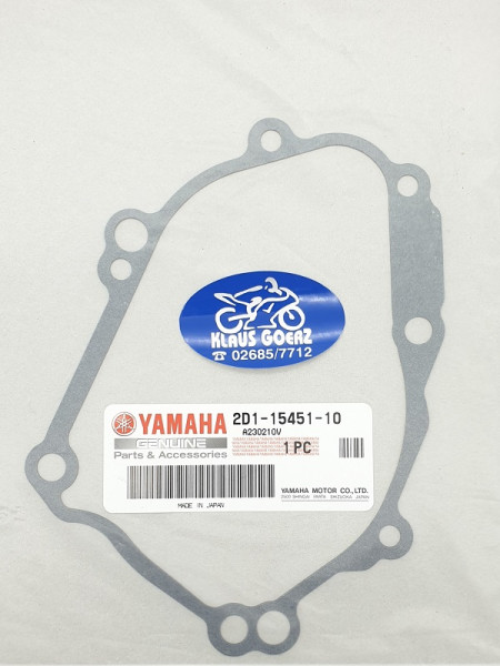 Limadeckeldichtung R1-RN19, FZ-1, FZ-8, 2D1154511000 GASKET, CRANKCASE COVER 1, OEM Yamaha